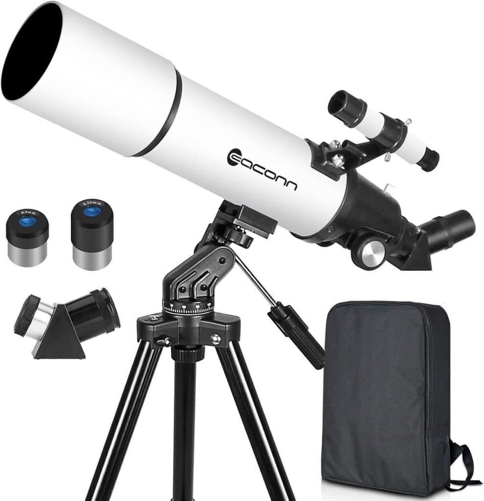 Test du télescope réfractif 600mm pour débutants : performance et portabilité