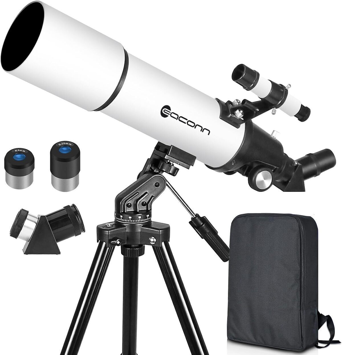 Test du télescope réfractif 600mm pour débutants : performance et portabilité