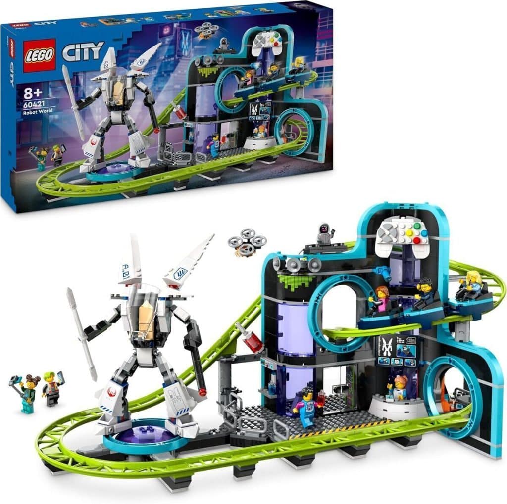 Test : lego City parc d'attractions Robot World, 60421
