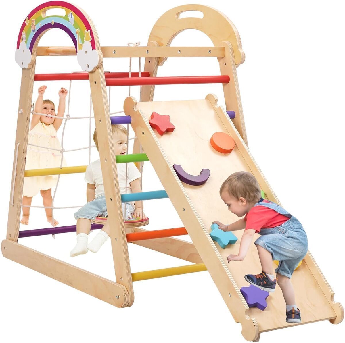 Test : structure d'escalade Montessori 5 en 1 pour enfants