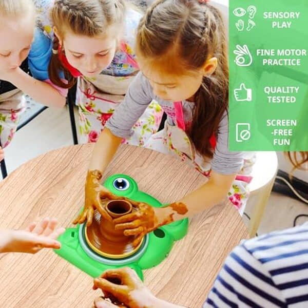 Découvrez notre test complet du tour de potier électrique pour enfants : performances, facilité d'utilisation et qualité de fabrication pour choisir le meilleur modèle.