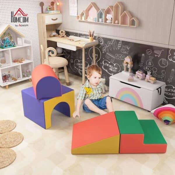 Découvrez notre test détaillé du parcours motricité bébé 4PCS HOMCOM en mousse multicolore : caractéristiques, avantages et avis pour bien choisir.