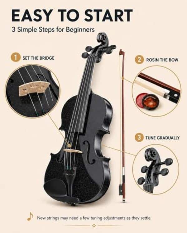 Découvrez notre test complet du violon 3/4 acoustique : le format idéal pour apprendre la musique entre 9 et 12 ans. Conseils et recommandations pour bien débuter. 