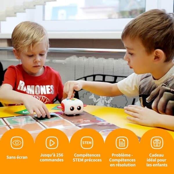 Découvrez notre test complet du tale-bot Pro de MatataStudio : un robot programmable idéal pour l'éveil des enfants de 3 à 5 ans avec des activités ludiques et éducatives. 