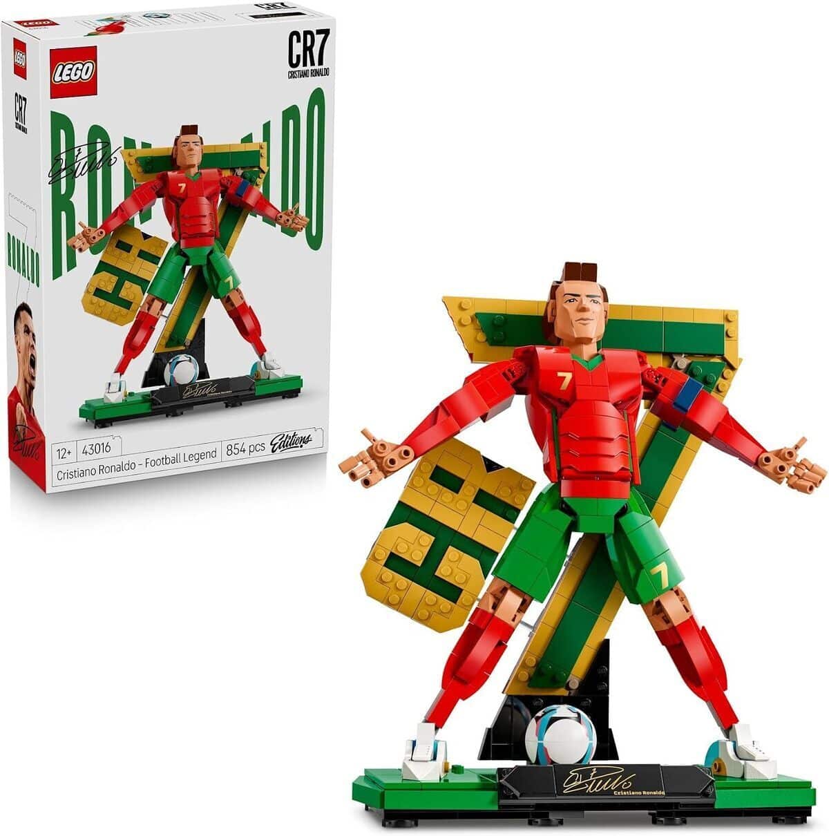 Avis : lego Cristiano Ronaldo - figurine 3D à exposer