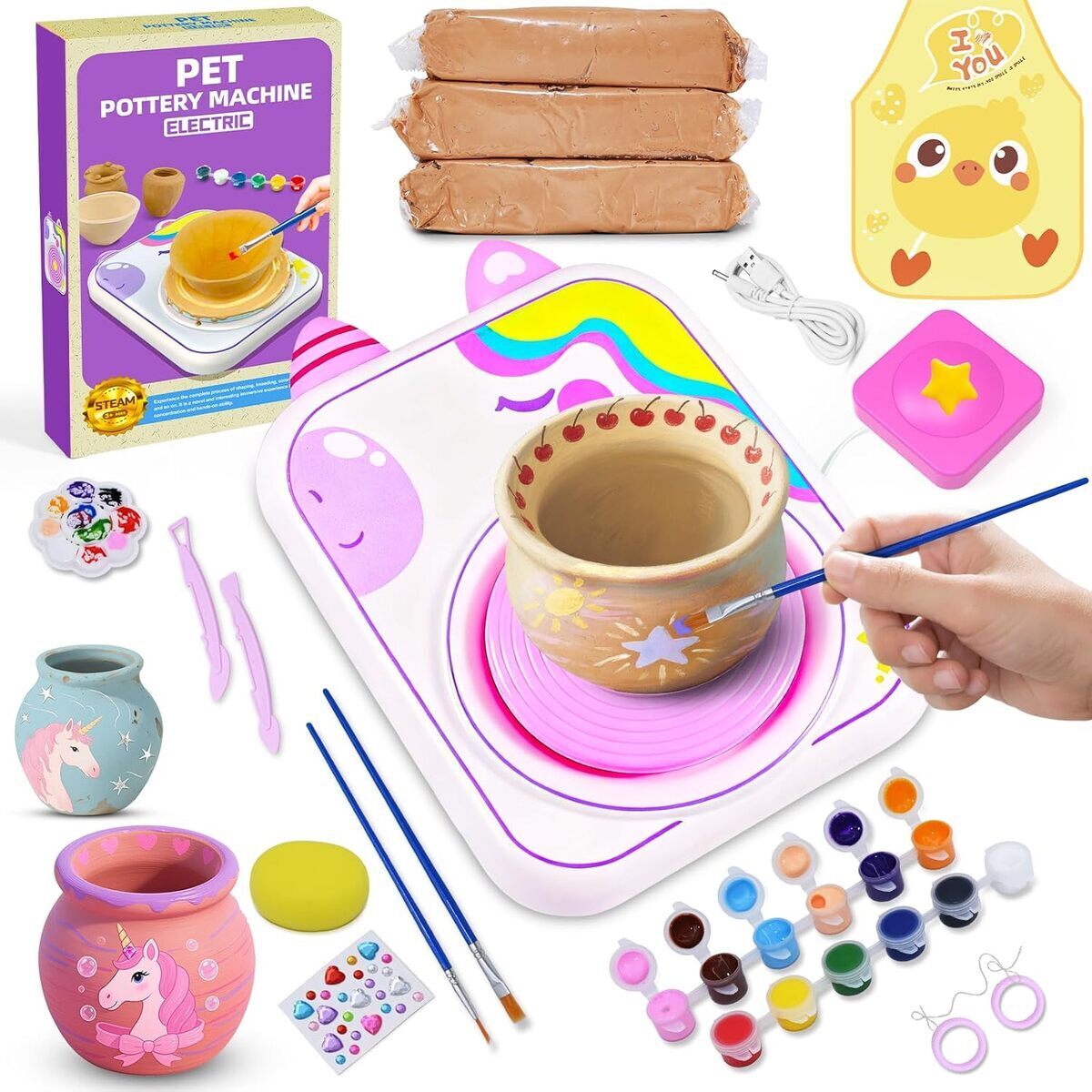 Test du kit de poterie électrique pour enfants : créativité assurée