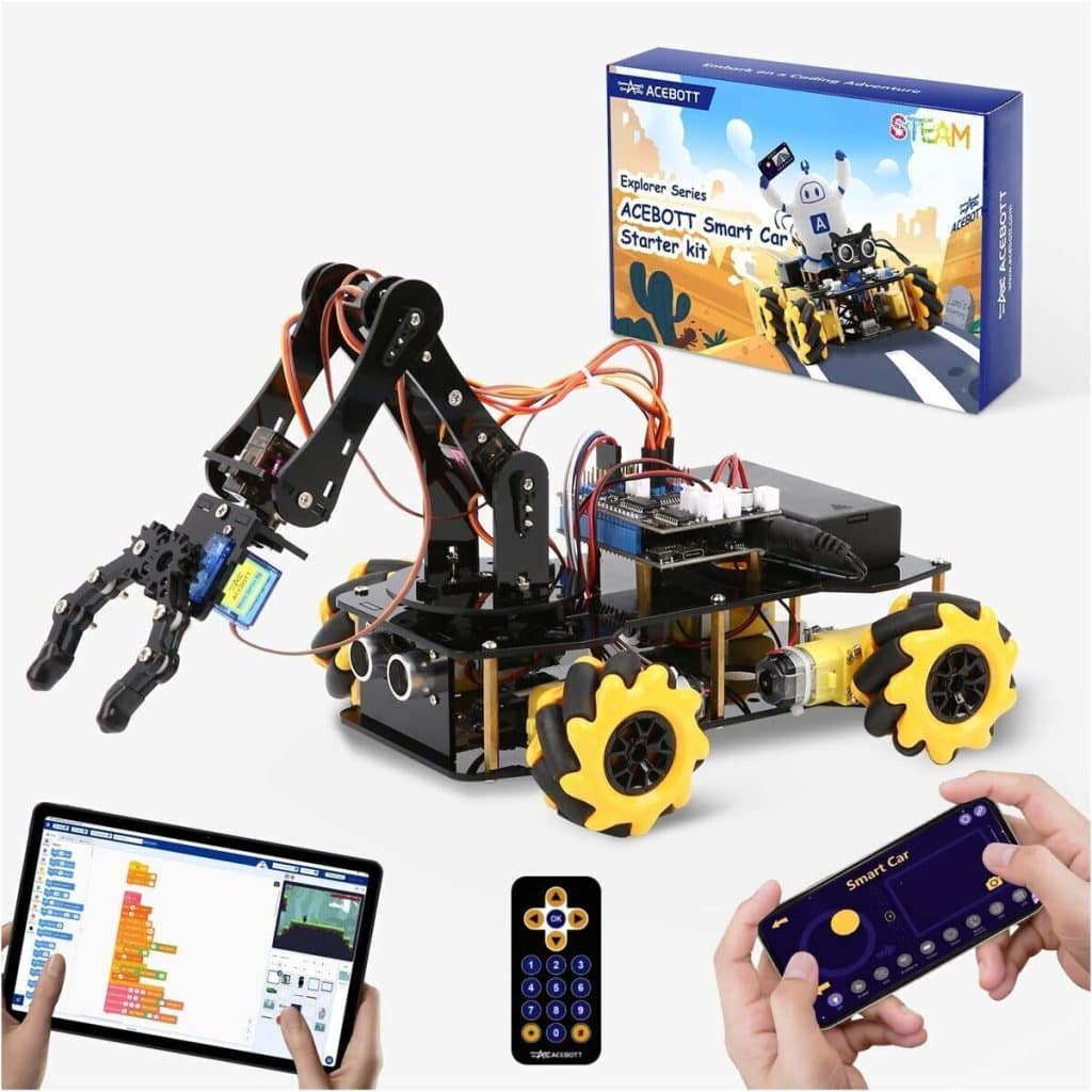 Test du kit de voiture 5DOF : jouet STEM interactif pour enfants et ados