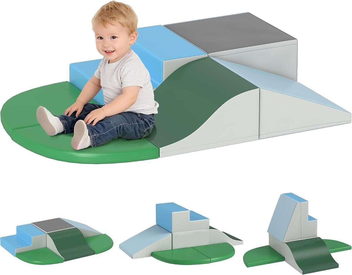 Test du parcours motricité bébé HOMCOM 6PCS multicolore