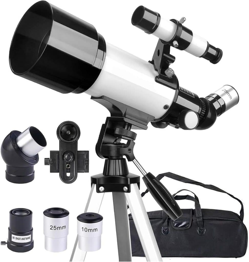 Test du télescope 70mm Misilmp pour l'astronomie