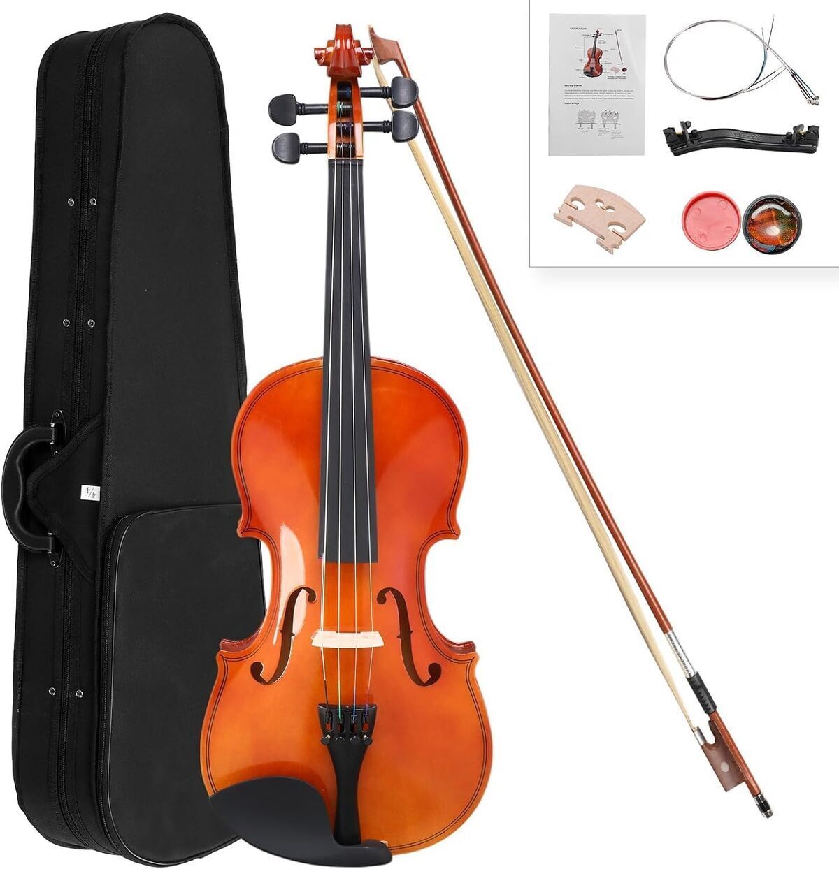 Test du violon 3/4 acoustique pour débutant : idéal 9 à 12 ans