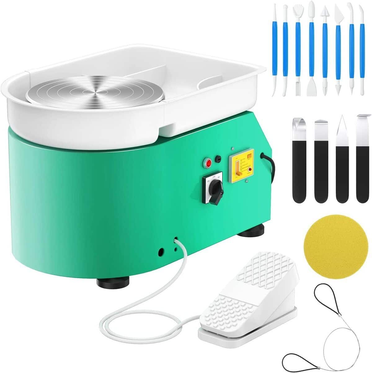 Test : roue de poterie VAYOTOY 350W avec pédale indépendante